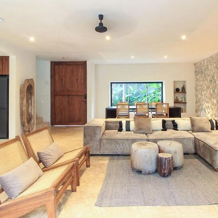 Elegant Boho Style Villa Jungle Views In Rooftop Deck & Outstanding Raw Pool In Holistika Tulum Exterior foto