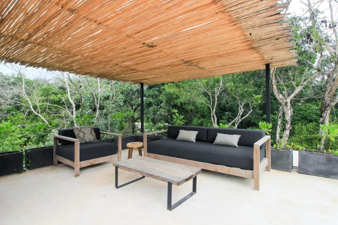 Elegant Boho Style Villa Jungle Views In Rooftop Deck & Outstanding Raw Pool In Holistika Tulum Exterior foto